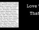 Love the Sinners That is All....