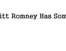 Mitt Romney
